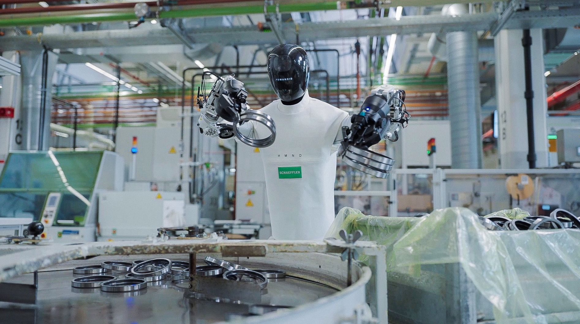 Schaeffler adds Humanoid to its factory robot network