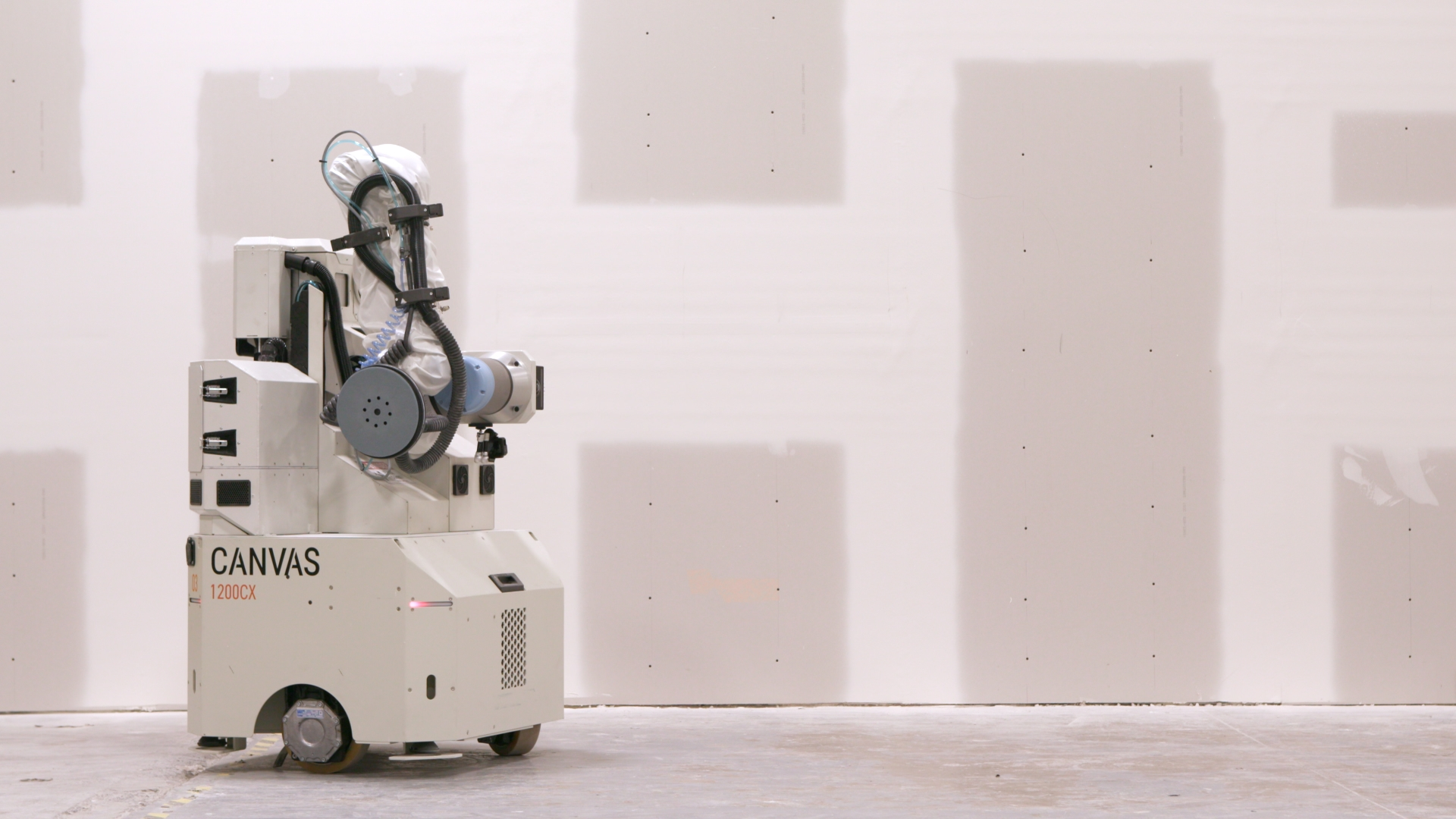 JLG is building Canvas drywall finishing into a construction robotics line